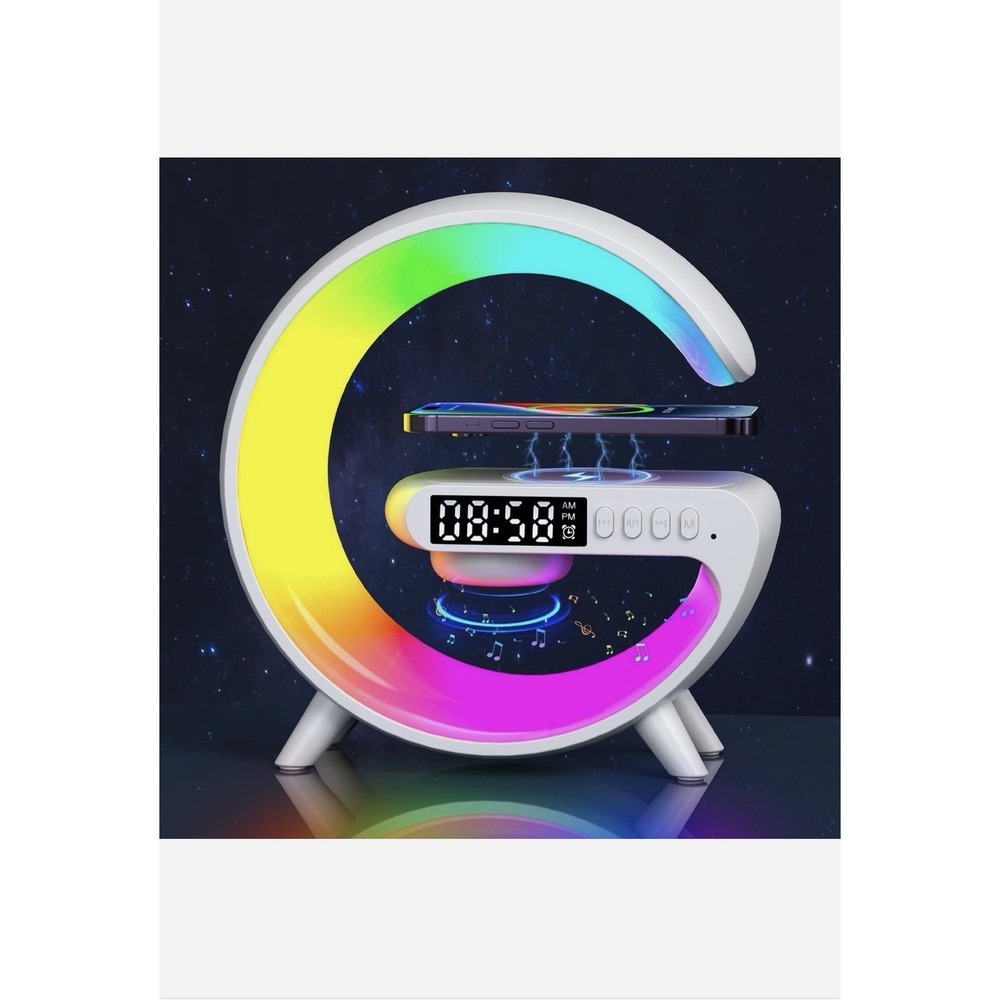 7N31/LED Smart Wake Light RGB Night Light with Wireless Speaker 15W Rechargeable